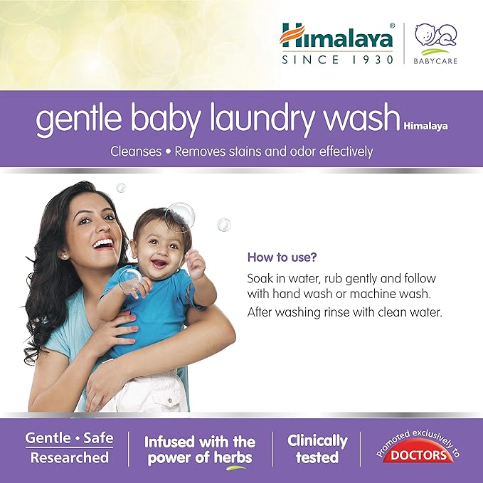 Himalaya Gentle Baby Laundry Liquid Wash 1 Ltr (Bottle) Himalaya Gentle Baby Laundry Liquid Wash 1 Ltr (Bottle)